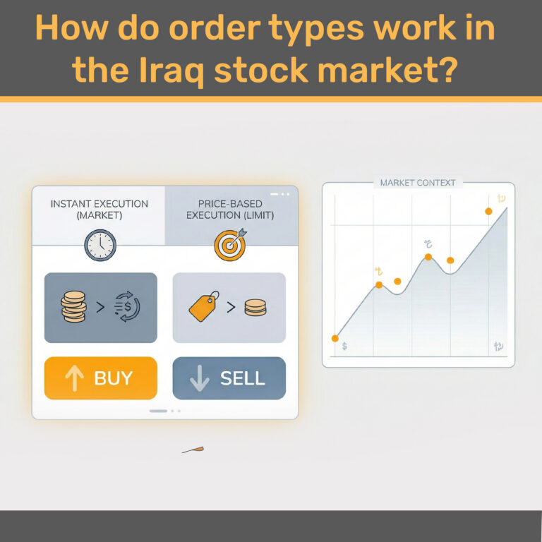 How do order types work in the Iraq stock market?
