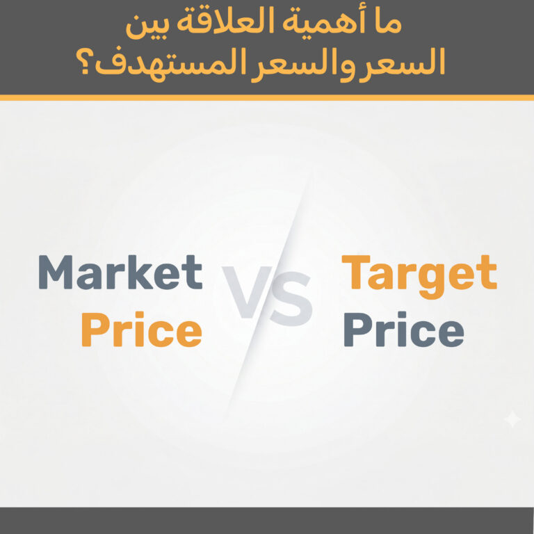 ما أهمية العلاقة بين السعر والسعر المستهدف؟