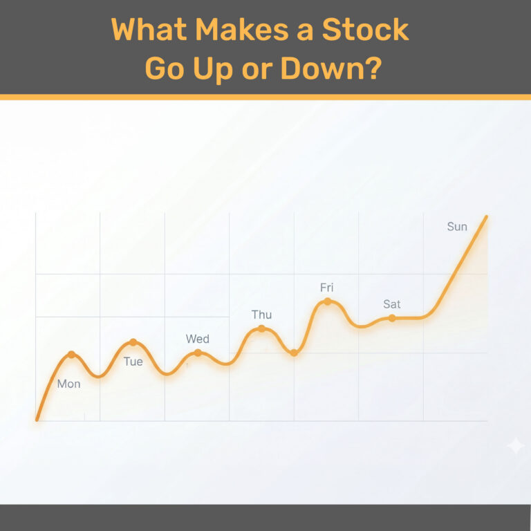 What Makes a Stock Go Up or Down?
